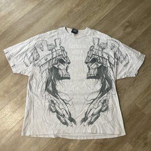 Vintage triple h wwf shirt